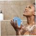 Buy Tovinanna Silicone Shampoo & Massage Brush - Portable Shower Cleaning Accessory - Green Leaves Design - 8.5x8.5x6.5cm - International Shipping Available - Buy Online on GoSupps.com