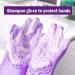 COMMON'H Pet Grooming Gloves - Long Washing Glove Scrubber for Shedding, Bathing, Deshedding, Dog Cat Bath Mitt, Silicone Brush - Purple - Buy Online on GoSupps.com