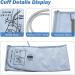 XXL Blood Pressure Cuff for Omron 9 -24 - Extra Large Replacement Cuff for Big Arms with 6 Connectors - Buy Online on GoSupps.com