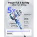 Bopcal Ionic Hair Dryer - 1500W High-Speed Blow Dryer for All Hair Types Lightweight Quiet & Fast Drying with 200 Million Negative Ions - Concentrator Included - Buy Online on GoSupps.com