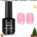 beetles Gel Polish Beetles Jelly Gel Nail Polish 15ml 0.5Oz Neutral Translucent Sheer Pink Gel Polish First Love Colors All Season C-First Love