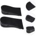 NOLITOY Height Increasing Insoles - 3 Pairs Silicone Gel Cushions for Plantar Support and Comfort - Black Thickened Shoe Pads - Buy Online on GoSupps.com