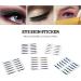 Angoily 36 Pairs Glitter Eyeliner Eye Line Strip Instant Reusable Double Eyelid Tapes Applique Flash Miss - Buy Online on GoSupps.com