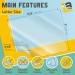 Self Adhesive Lamination Sheets 9 x 11.5 Inches 4 Mil Thick Suited for Letter Size Self Seal Laminating Sheets 8.5 x 11 20 Pack - Buy Online on GoSupps.com