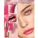 Hydrating Tinted Lip Gloss - High Pigmented Waterproof Lip Stain Glossy Pink Liquid Lipstick Long-lasting Color Stay Lip Oil Perfect Makeup Gift for Women - 1 Pcs - Buy Online on GoSupps.com