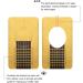 OZUAR 500PCS Extended Nail Guide Paper Rectangle Nail Polish Paper Roll Self-Adhesive Nail Care Form Sticker Number Marked Perforated For Acrylic Nail Extension UV Gel Nail Extension 10x10x3.5cm Gold - Buy Online on GoSupps.com