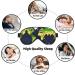 SSIMOO World Map Print Eye Mask - Double-Sided Soft Light Blocking for Quality Sleep | International Shipping Available - Buy Online on GoSupps.com