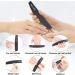 Professional 100/180 Grit Double-Sided Emery Board Nail Files Set - 12PC Washable Tools for Manicure in Black - Buy Online on GoSupps.com