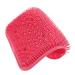 Fomiyes 1st foot massage cushion Silicone Feet Massage Suction Massage Foot pad bathing foot scrubber shower foot washer practical foot pillow bathroom cleaner shower base remover remover Rosa PVC 26.5x23x3.5cm pink