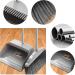 Broom and Dustpan Set for Home - Dust Pans with Long Handle | Outdoor Indoor for Home Kitchen - Must Haves for Home Rundaotong Grey - Buy Online on GoSupps.com