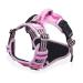 Dociote Anti Zug Dog harry Breast harness safety harness with handle and reflector strip No Pull dishes for middle & large dogs M Tarn pink camouflage m (1 Pack)