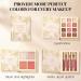 Palette de maquillage | 12 couleurs de fard paupi res pour les yeux - Style livre - Palettes de fards paupi res avec 4 fards joues et 4 velours - Pour femmes filles beaut f te quotidien - Buy Online on GoSupps.com