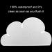 DesignSter Lucky Pet Food Tray - Top Grade Cloud Silicone Feeding Mat | Anti-Slip & Waterproof Dog Cat Bowl Placemat - White - Buy Online on GoSupps.com