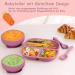Mojinl Baby Silicone Dishes Set | 4-Piece BPA Free Suction Cup Tableware for Kids | Dishwasher Safe Pink Baby Dining Set - Buy Online on GoSupps.com