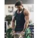 COOFANDY Men's 3 Pack Y-Back Tank Tops - Muscle Fitness Gym Workout Shirts | Black/Green/Grey - Large - Buy Online on GoSupps.com