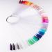 APEX Professional 50-Piece Nail Color Display Ring & Swatch Sticks - Clear Transparent Nail Art Pallet Tips - Buy Online on GoSupps.com