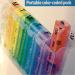 Portable Pill Case Organizer | Weekly Color-Coded | 28 Compartments | Travel-Friendly Vitamin Dispenser - Buy Online on GoSupps.com