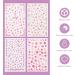 KALLORY Chinoiserie Decor 8 Sheets Nail Stickers Water Transfer Floral Nail Decals 3D Flower Nail Art Sheets for Girls Nail Embellishments - Buy Online on GoSupps.com