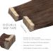 Buy WhenALIFE 20Pcs 50g 14-Inch Chocolate Brown Tape Extensions - Real Remy Hair Invisible Skin Weft Silky Straight #4 - Buy Online on GoSupps.com