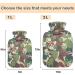NAANLE Camouflage Dinosaurs PAW Heat Bottle - 1L Transparent Hot Water Bottle for Bed Hand & Feet Warmer Pain Relief & Cold Therapy - Buy Online on GoSupps.com