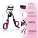 Professional 4 in 1 Eyelash Curler Set with 10 Refills - Violet - For Women and Girls - Buy Online on GoSupps.com