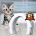 Interior Cat Door with Removable Cleaning Brush | Large Pet Pass for Adult Cats | Easy Install for Indoor Cats up to 35 lbs | Includes Instructions & Screws - Buy Online on GoSupps.com