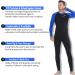 COPOZZ Diving Skin Rash Guard XX-Large Black/Navy-Blue - Full Body UV Protection for Men - Ideal for Diving, Snorkeling, Surfing - Buy Online on GoSupps.com