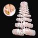 120 pieces toenails 12 sizes false toenails kit toenails tips artificial toe nail tips light pink nail design display nail art display