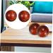 Beaupretty 2-Pack Chinese Hand Massage Balls - Relaxing Tai Chi Balls with Rosewood Handle for Stress Relief - Buy Online on GoSupps.com