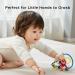 Bc Babycare Rotatable Teething Toys for Babies 0-12 Months | Lightweight Baby Rattle & Chew Toys for Teething Pain Relief - Buy Online on GoSupps.com
