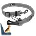Eyin dog seat belt 3 in 1 rapid belt dog car with a reflective elastic nylon show dog seat belt for all dog breeds and car seats drinking 90cm (gray) 90cm (62-90cm) gray