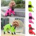 Dog Raincoat Waterproof Dog Jacket Dog Coats with Hood Pet Rain Coat Jacket Rain Coat Jacket (Rose S) S Rose - Buy Online on GoSupps.com