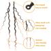 Goddess Locs Crochet Hair 18 | 6 Packs Curly Faux Locs Braids | Boho Style Hair Extensions | T1B/30 18 (Pack of 6) - Buy Online on GoSupps.com