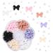 Pearl & Bow Nail Charms 3D Nail Bows Colorful Nail Charms for Acrylic Nails Resin Bowknot Nail Charms DIY Nail Accessories for Jewelry Women Girls Nail Crafts Art Decorations