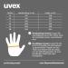 Buy UVEX Cotton Gloves - 5 Pairs Breathable & Elastic Assembly Gloves for Cosmetic & Shoe Work - Size 06/xS - Buy Online on GoSupps.com