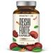 Braineffect Reishi Forte (high -dose) - 1500mg extract (15000mg Reishi) - 40% bioactive polysaccharides - 120 Reishi capsules - without additives German production forte 120 pieces (1 Pack)