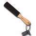 Natural Pumice Foot File Hard Skin Remover for Women and Men - Curved Style Black Colour Callus & Dead Skin Remover for Feet with Wood Handle Curved-Black