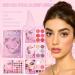 Palette Maquillage Visage - 43 Nuances pour Contour et Sculpture du Visage - Palette De Maquillage Complet Pour Femmes Pour Soir e Mariage S ance Photo No l Anniversaire Quotidien - Buy Online on GoSupps.com