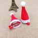Minkissy Mini Santa Hat Hair Clips - 10Pcs Christmas Hairpins for Kids & Teens - Buy Online on GoSupps.com