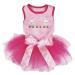Petitebella Bunny Egg Train Puppy Dog Dress (Pink/Hot Pink, Small) Small Pink/Hot Pink