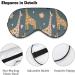 LynaRei Cute Giraffe Sleep Mask | Cartoon Jungle Animals Blindfold for Full Night's Sleep and Travel - Style-6 - Buy Online on GoSupps.com