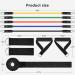 150lbs Upgraded Resistance Bands Set with Handles for Exercise Workouts - Black/Blue/Red/Green/Yellow - Buy Online on GoSupps.com