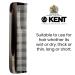 Kent Handmade Pocket Comb - Fine Tooth Hair Straightener for Men, Women, and Kids - Ideal for Grooming Hair, Beard, Mustache - Saw Cut, Hand Polished - Made in England - 1 Pack (B-Graphite) - Buy Online on GoSupps.com