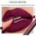  Hikaka Classic 5-in-1 matte lipstick non-marking waterproof long-lasting smooth soft to wear full color coverage non-sticky glossy moisturizing for women (B) - Buy Online on GoSupps.com