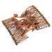 Peineta magico magic hair comb hair clip double slide stretchy flower beads clip hiar comb women party hair styling accessories for women girls dick easy hair holder