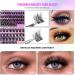 Laluerck DIY Eyelash Extension Kit Individual Lashes Cluster C Curl with Glue and Tools for Self Application at Home Set 1 - Buy Online on GoSupps.com