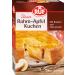 Call cream apple cake baking mix for a shortcrust pastry with apples and raisins cream filling and cinnamon sugar vegan Rahm apple pie 435 g