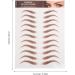  TOVINANNA 12 Sheets Waterproof Eyebrow Stickers Transferable Stickers for Makeup and Eyebrow Sculpting - Buy Online on GoSupps.com