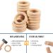 Organic Wooden and Silicone Baby Teething Toy Rings for Natural Pain Relief (Khaki) - Buy Online on GoSupps.com