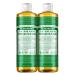 Dr. Bronner's - Pure-Castile Liquid Soap (Almond 16 ounce 2-Pack) - Made with Organic Oils 18-in-1 Uses: Face Body Hair Laundry Pets and Dishes Concentrated Vegan Non-GMO Almond 16 Fl Oz (Pack of 2)